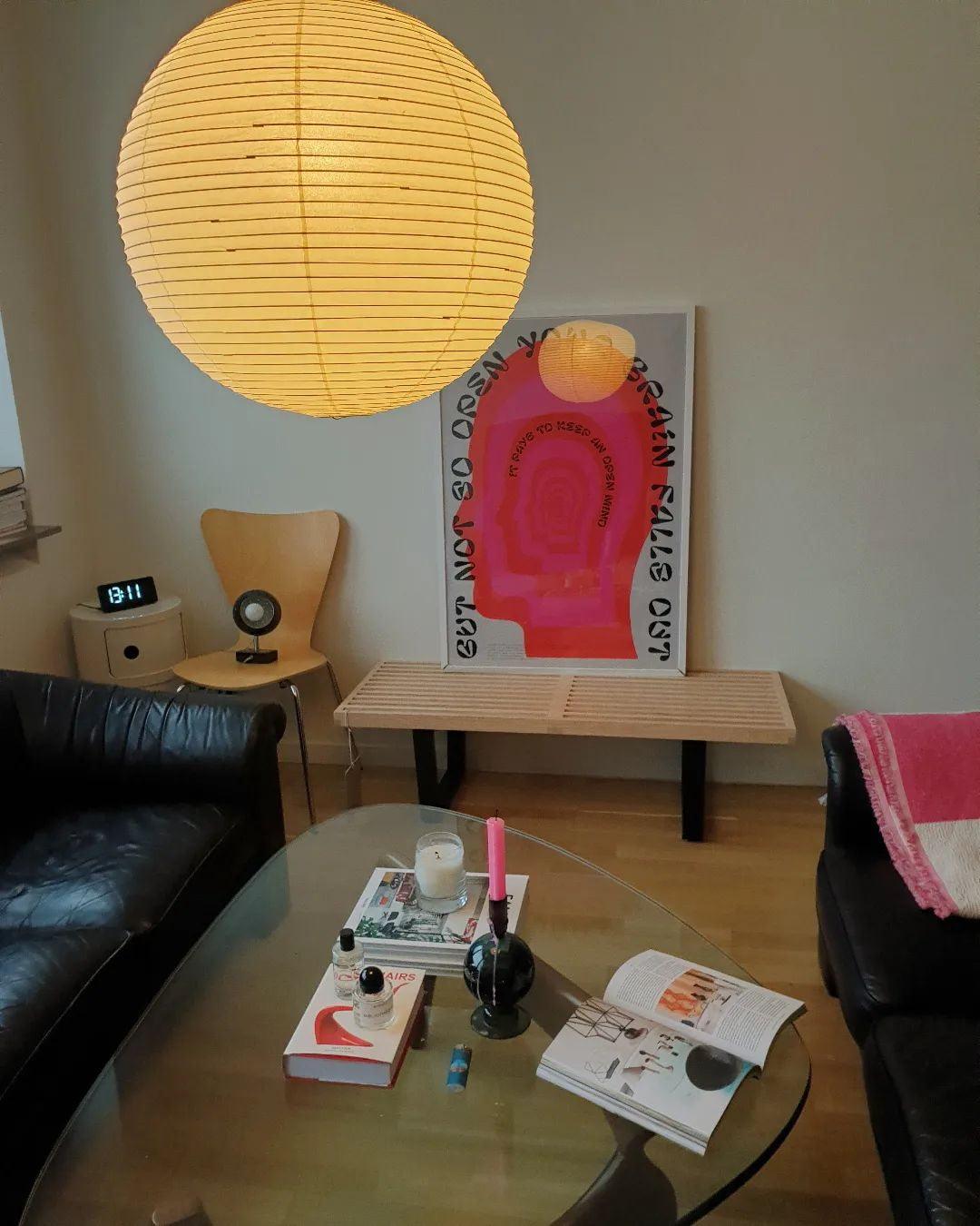 Suspension Akari A Series - Luminaire Japonais Moderne en Papier, Design Élégant et Minimaliste