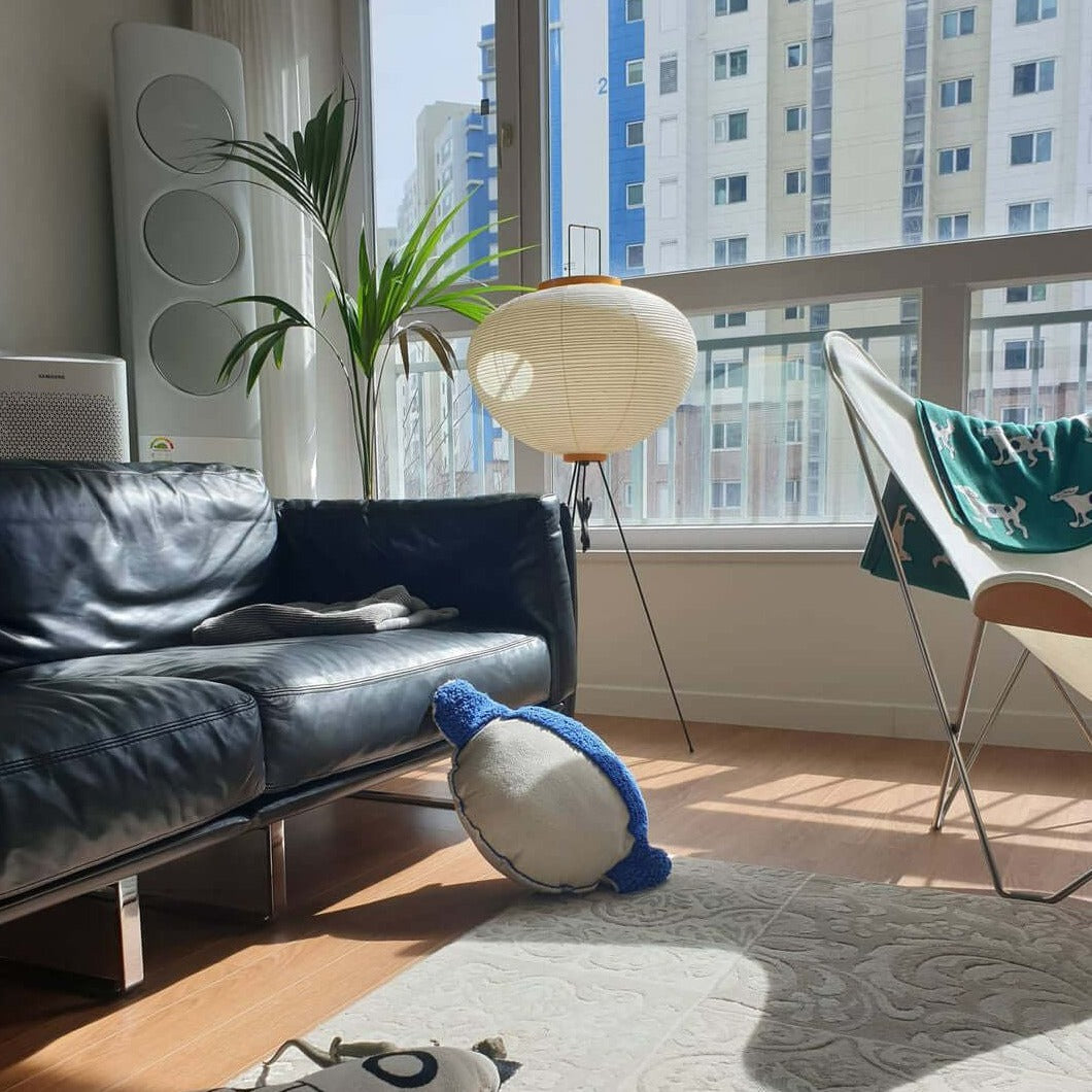 Lampadaire en Papier de Riz - Élégance Minimaliste pour Salon et Chambre