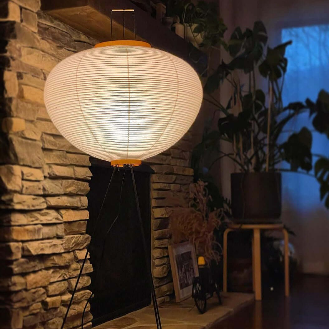 Lampadaire en Papier de Riz - Élégance Minimaliste pour Salon et Chambre