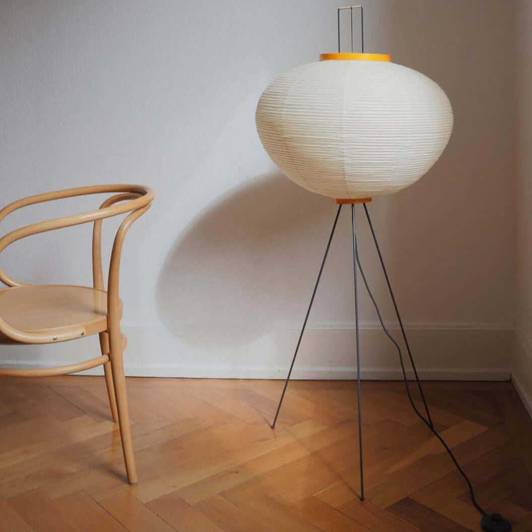 Lampadaire en Papier de Riz - Élégance Minimaliste pour Salon et Chambre