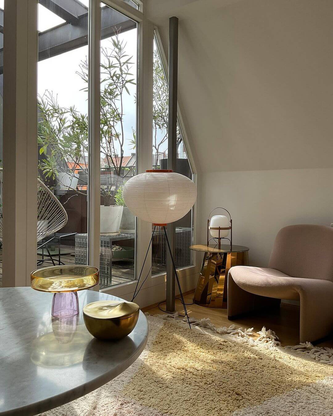 Lampadaire en Papier de Riz - Élégance Minimaliste pour Salon et Chambre