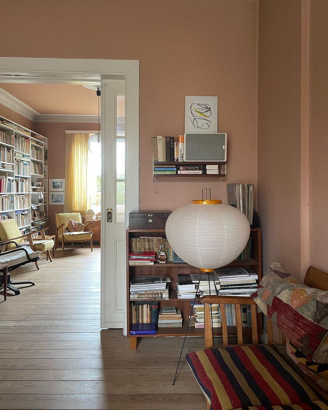 Lampadaire en Papier de Riz - Élégance Minimaliste pour Salon et Chambre