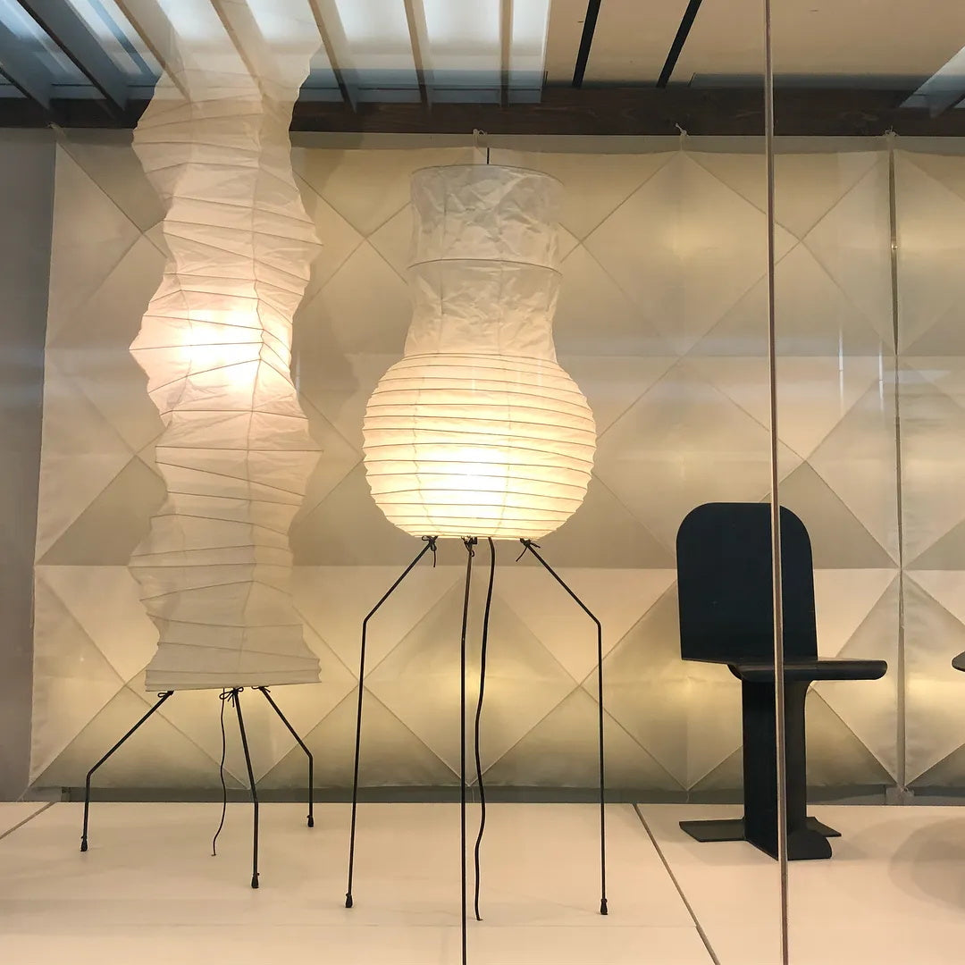 Lampadaire en Papier de Riz - Élégance Minimaliste pour Salon et Chambre