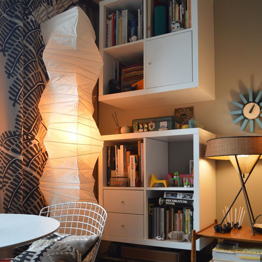 Lampadaire en Papier de Riz - Élégance Minimaliste pour Salon et Chambre