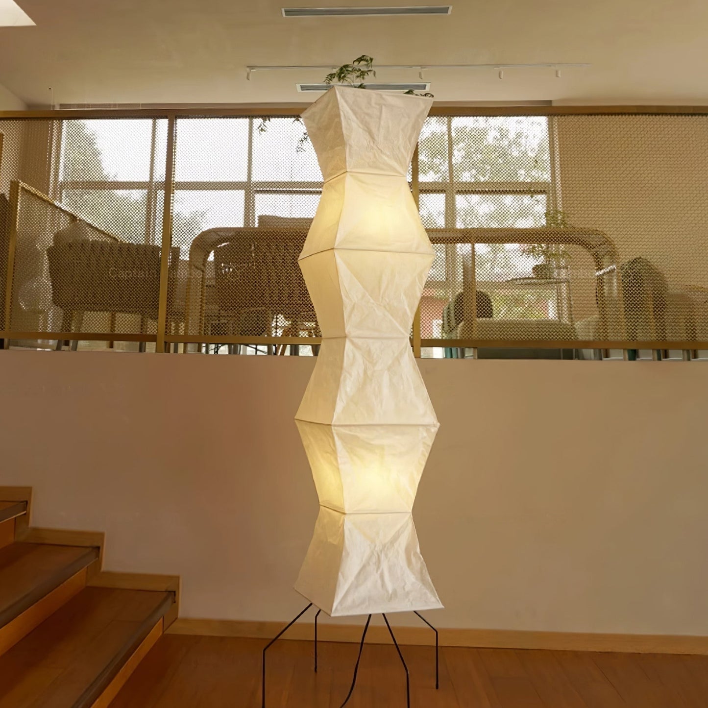 Lampadaire en Papier de Riz - Élégance Minimaliste pour Salon et Chambre