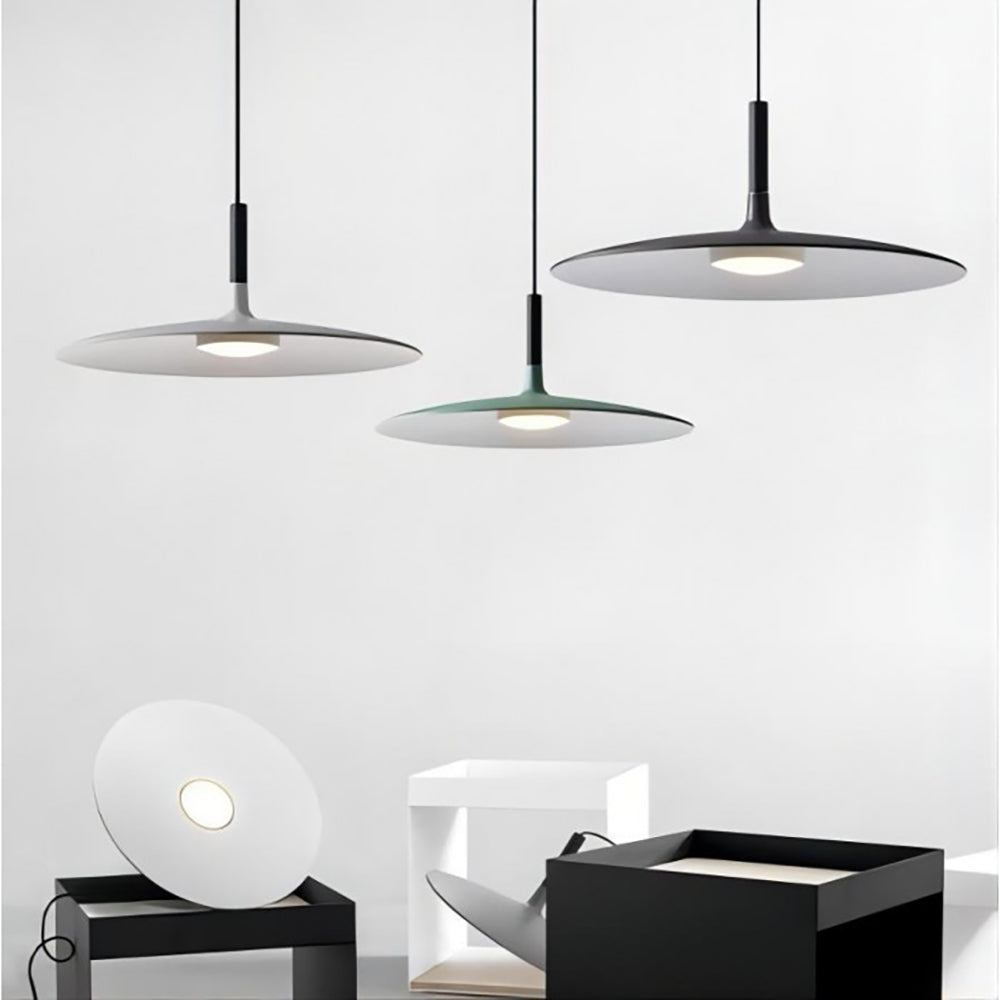 Suspension LED Plate Solen - Éclairage Moderne et Minimaliste