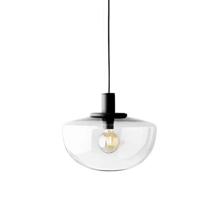 Suspension Moderne en Verre et Métal – Lampe Globe Élégante pour Cuisine et Salle à Manger