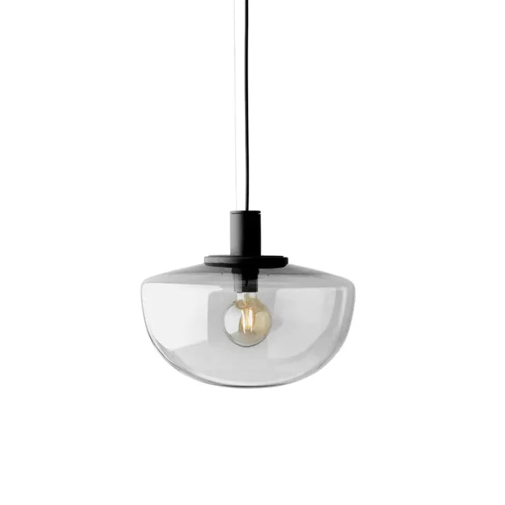 Suspension Moderne en Verre et Métal – Lampe Globe Élégante pour Cuisine et Salle à Manger
