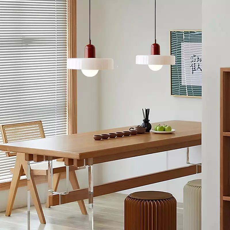 Suspension Bauhaus - Lampe Moderne en Verre, Design Élégant et Fonctionnel