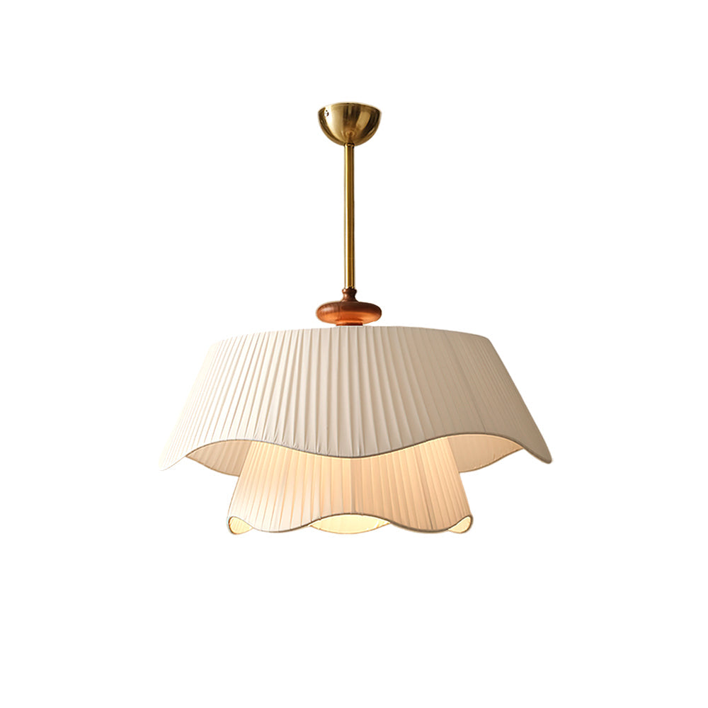 Suspension Bellevue - Lampe Moderne en Métal, Verre et Bois, Design Élégant