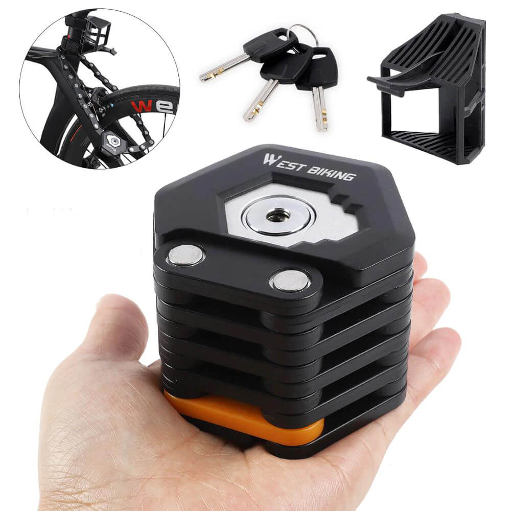 TitanLock Pro – Antivol Pliable Ultra-Résistant pour Vélo, Trottinette et Moto