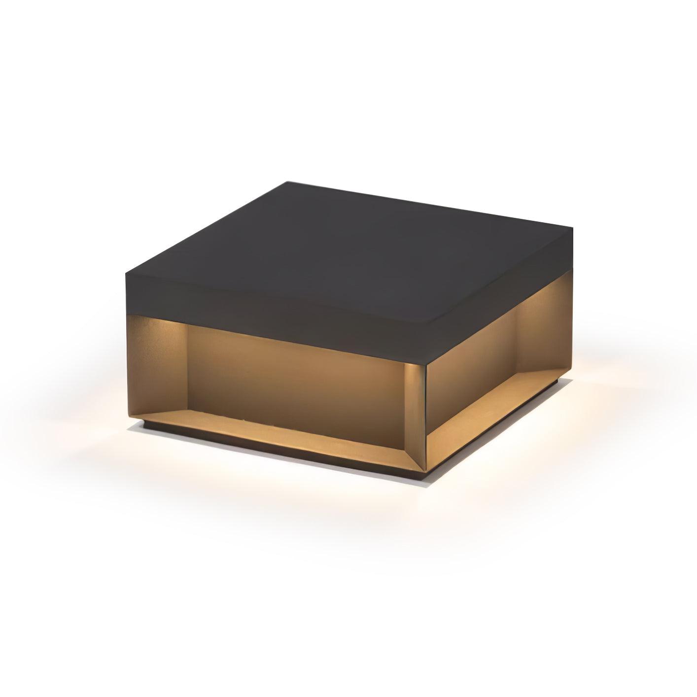 Lampe de Colonne Solaire Extérieure - Éclairage Résistant aux Intempéries avec LED