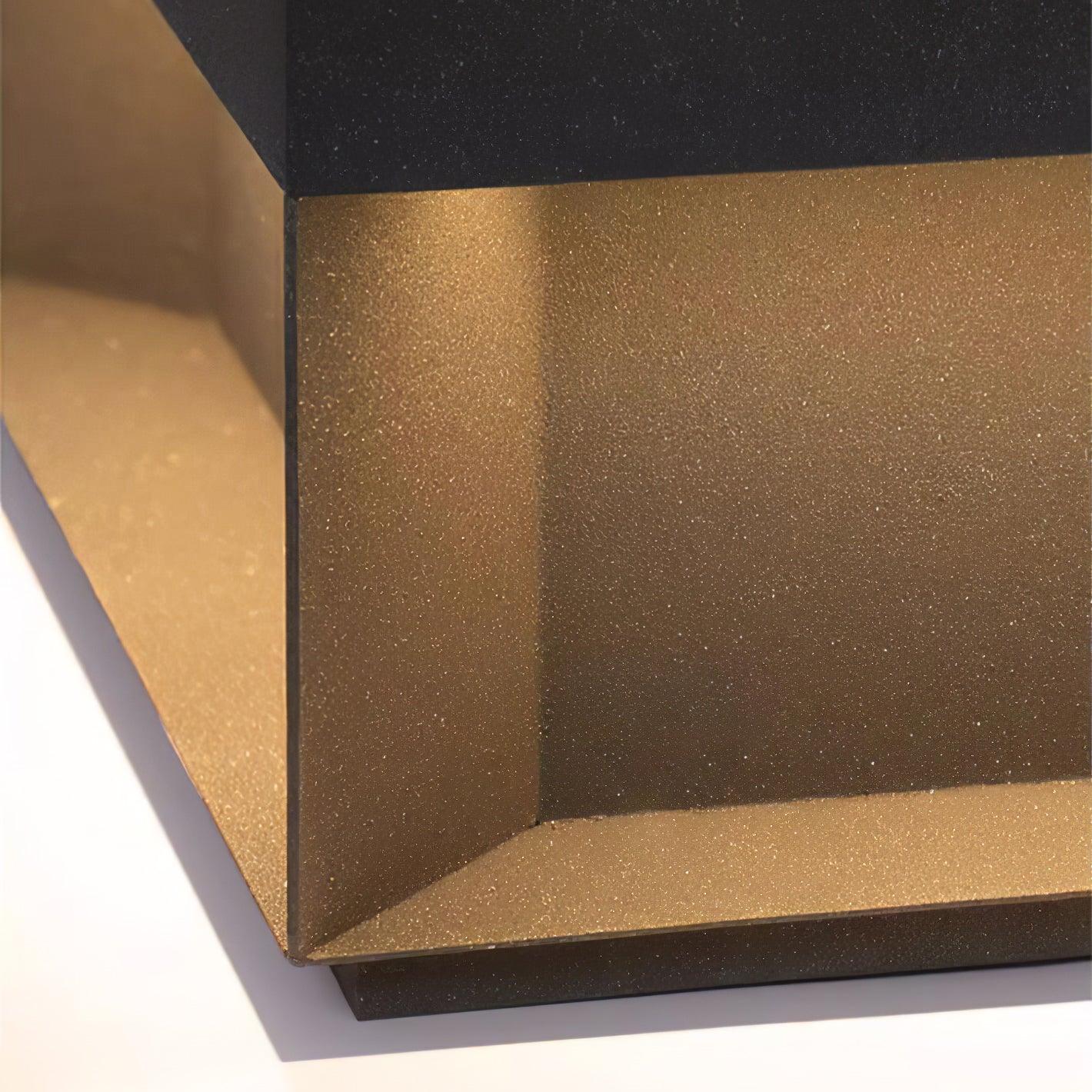 Lampe de Colonne Solaire Extérieure - Éclairage Résistant aux Intempéries avec LED