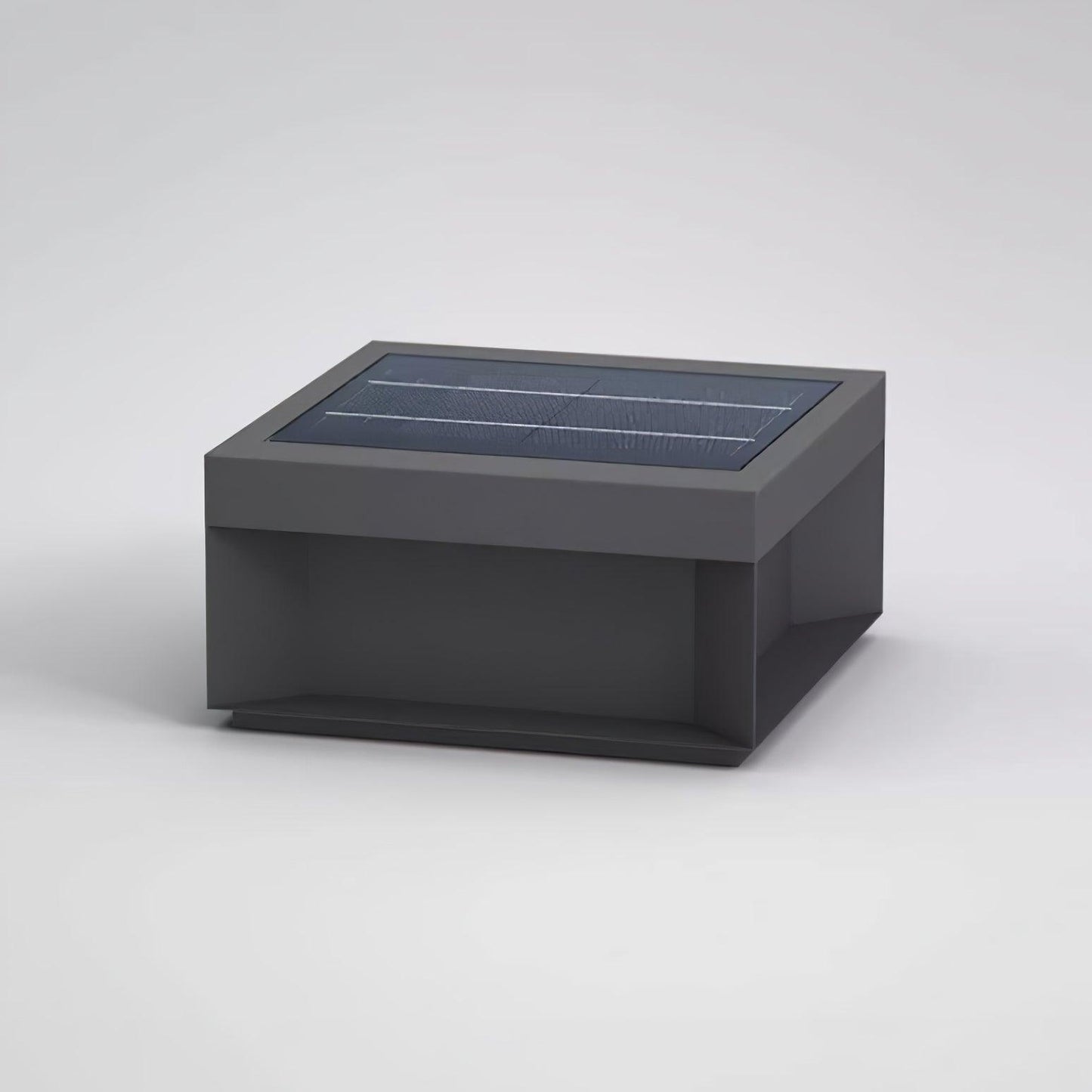 Lampe de Colonne Solaire Extérieure - Éclairage Résistant aux Intempéries avec LED