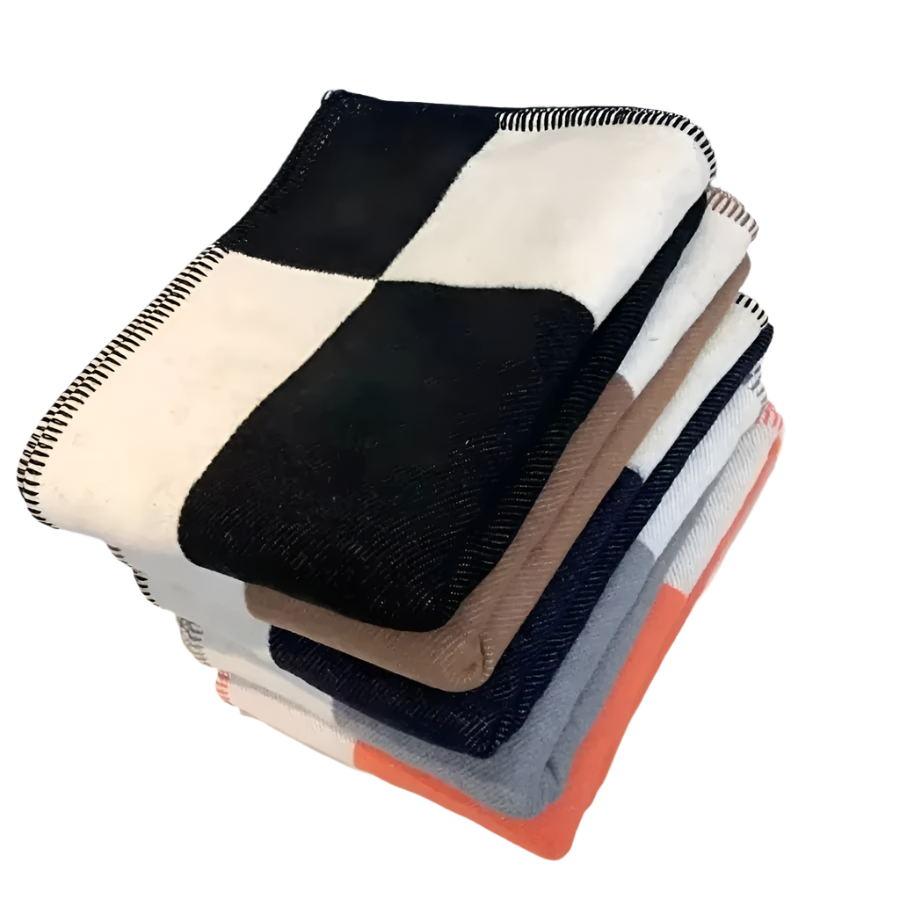 Couverture CachemiraSoft – Plaid Élégant en Laine & Cachemire, Douceur et Chaleur Luxueuses