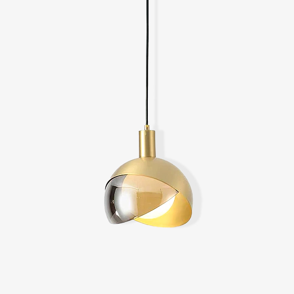 Suspension Moderne - Lampe Minimaliste en Métal et Verre, Design Urbain