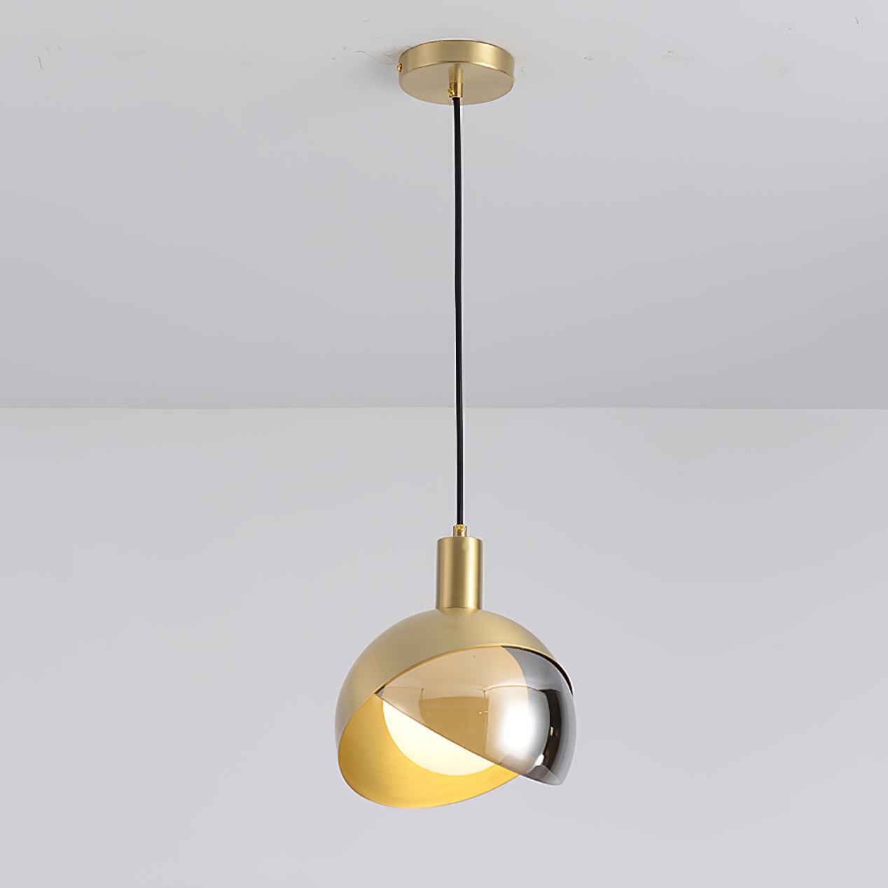 Suspension Moderne - Lampe Minimaliste en Métal et Verre, Design Urbain