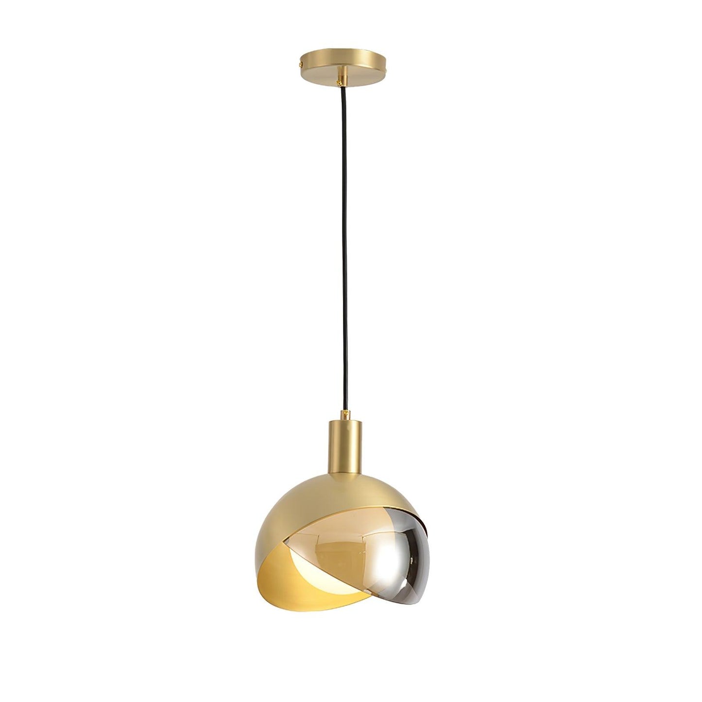 Suspension Moderne - Lampe Minimaliste en Métal et Verre, Design Urbain