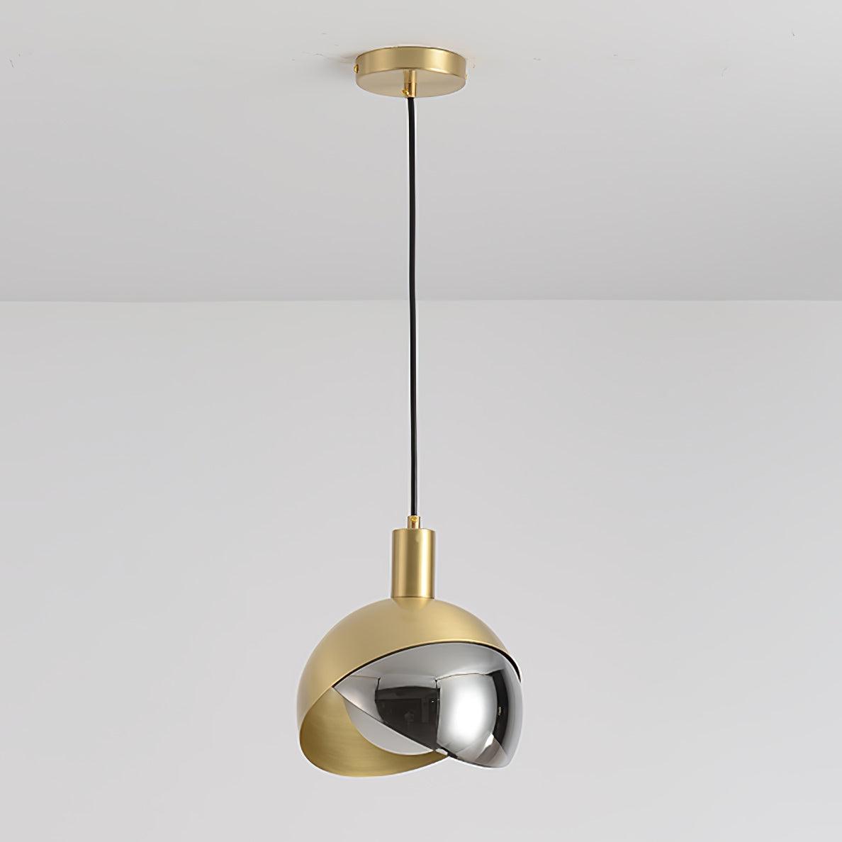 Suspension Moderne - Lampe Minimaliste en Métal et Verre, Design Urbain