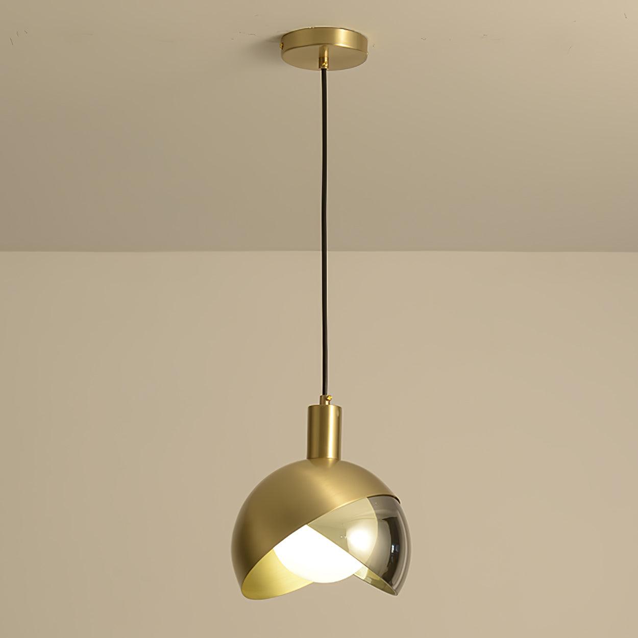 Suspension Moderne - Lampe Minimaliste en Métal et Verre, Design Urbain