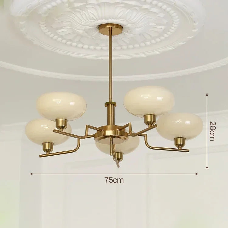 Lampe Plafonnier Bauhaus Médiéval – Lustre Élégant au Design Moderne et Rétro Nordique