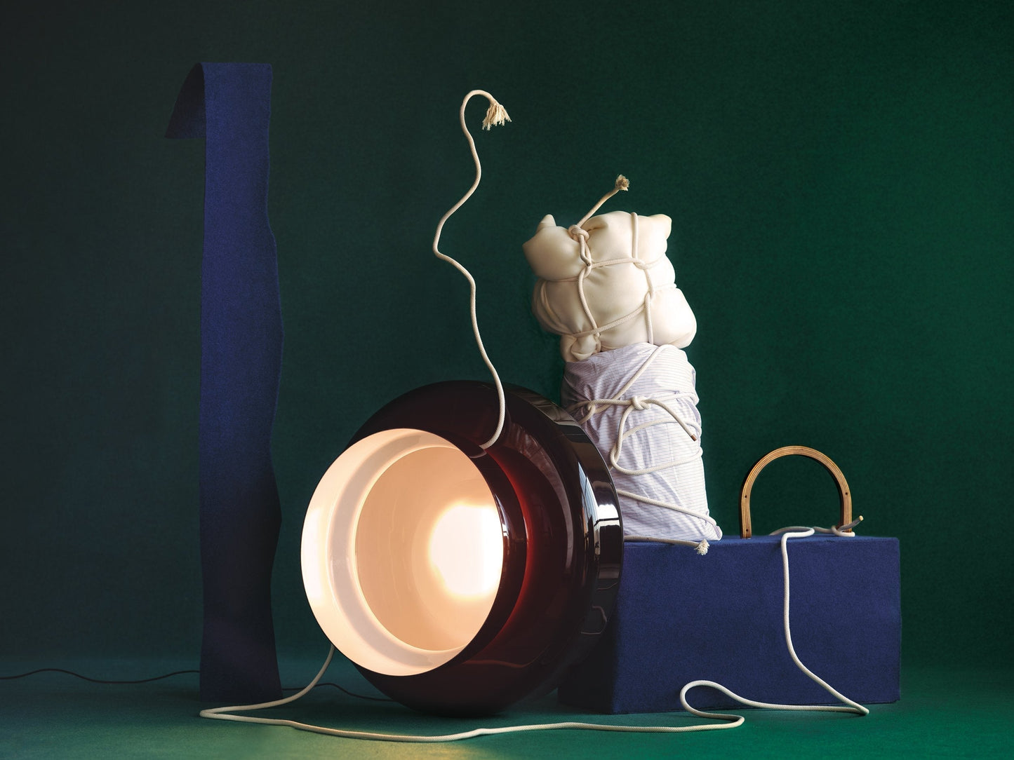 Suspension Bohemia - Lampe en Verre Soufflé avec LED Intégrée, Design Organique