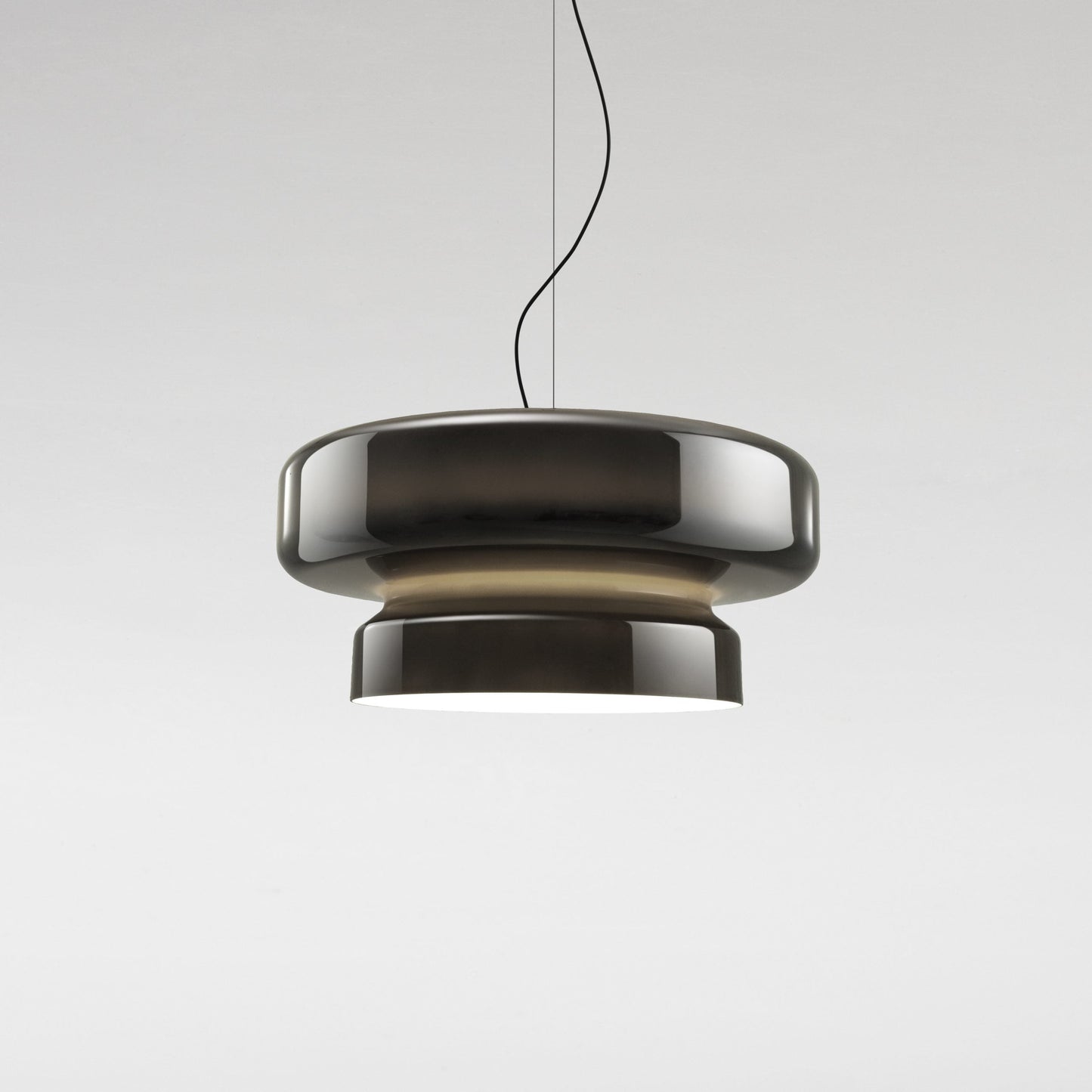 Suspension Bohemia - Lampe en Verre Soufflé avec LED Intégrée, Design Organique