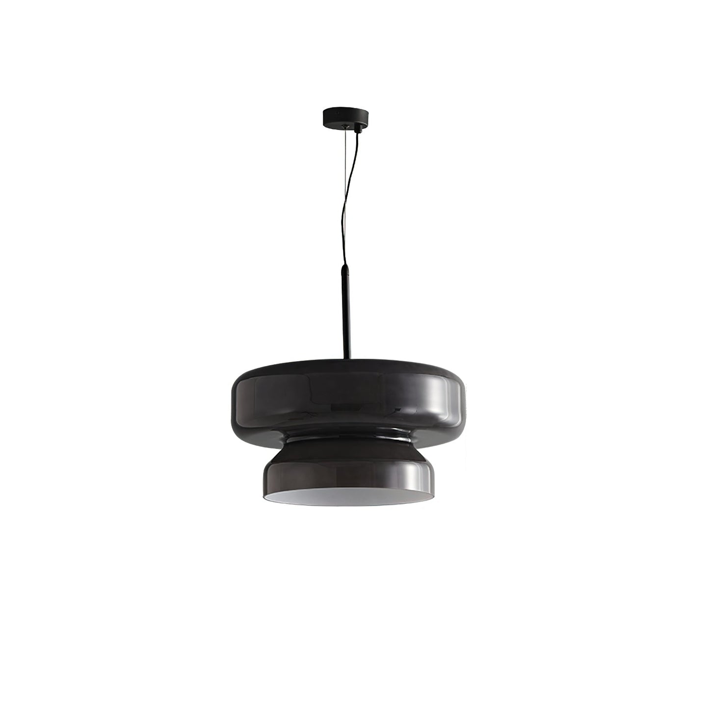 Suspension Bohemia - Lampe en Verre Soufflé avec LED Intégrée, Design Organique