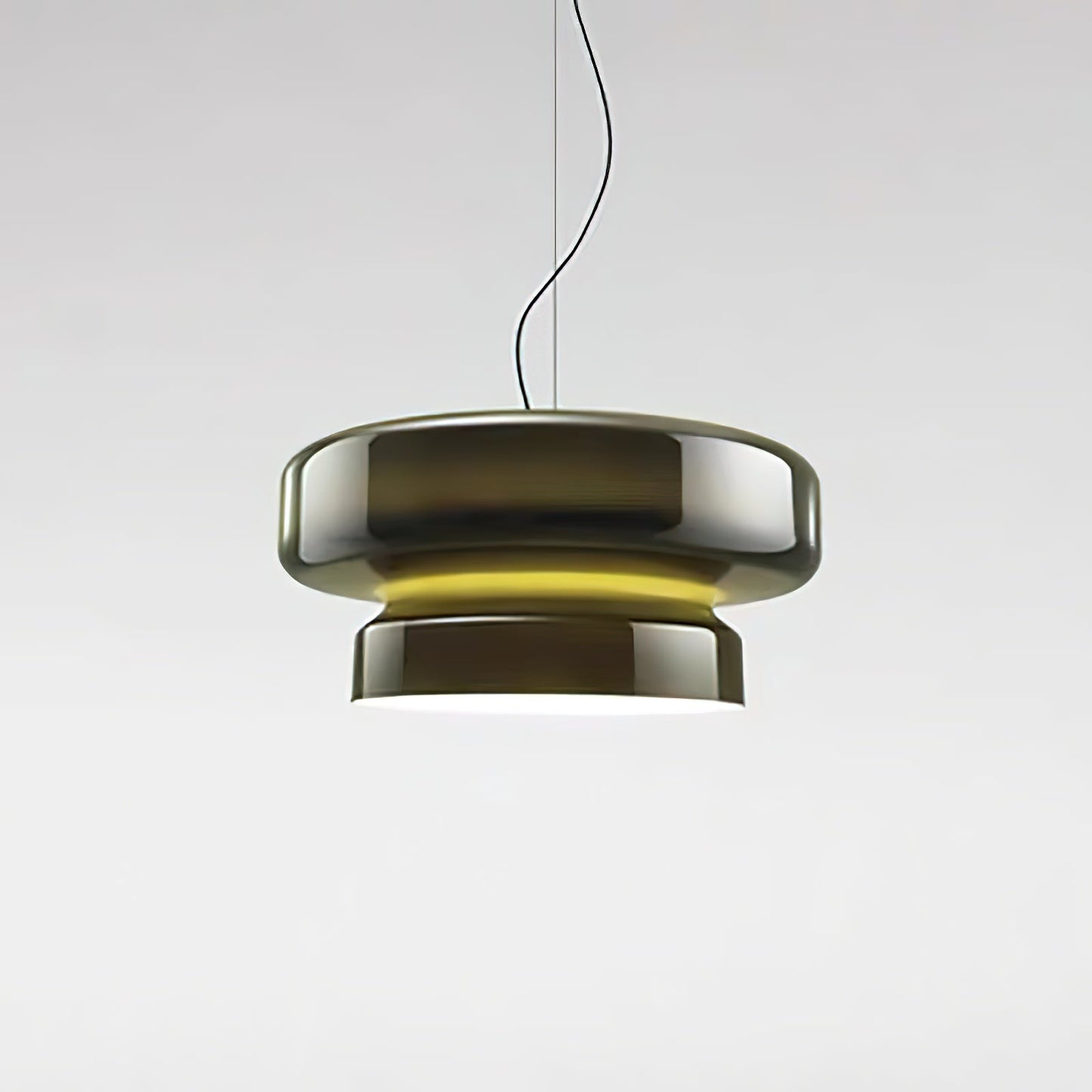 Suspension Bohemia - Lampe en Verre Soufflé avec LED Intégrée, Design Organique