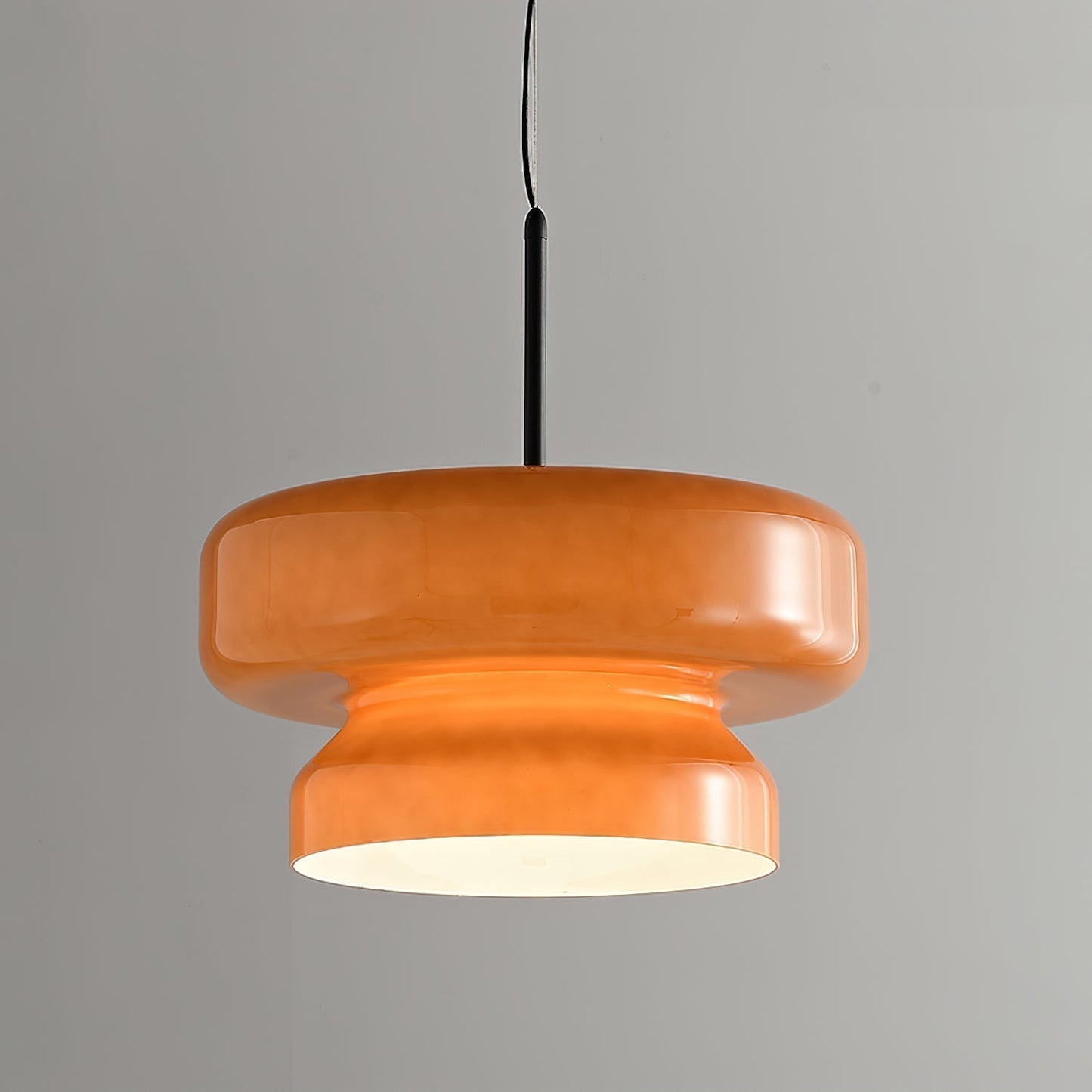 Suspension Bohemia - Lampe en Verre Soufflé avec LED Intégrée, Design Organique