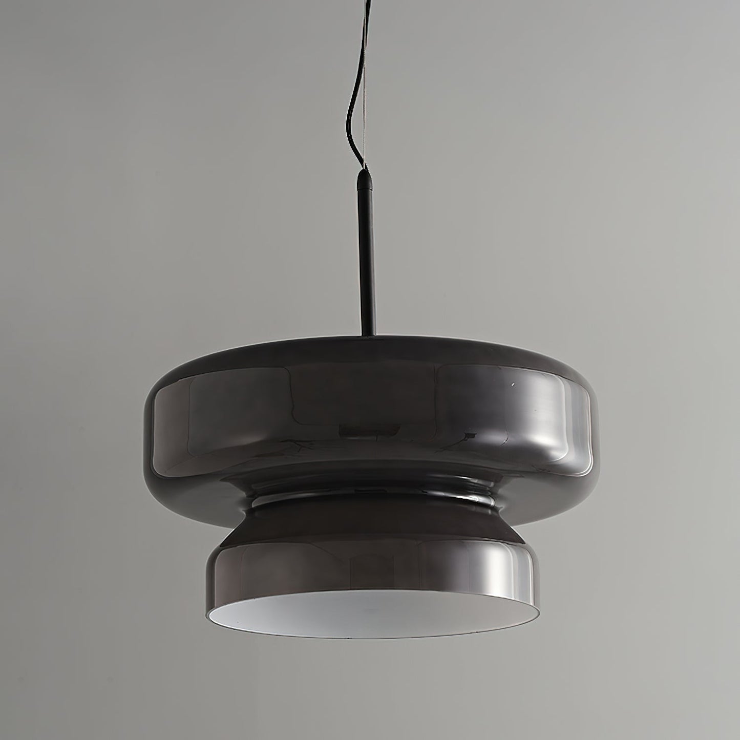 Suspension Bohemia - Lampe en Verre Soufflé avec LED Intégrée, Design Organique