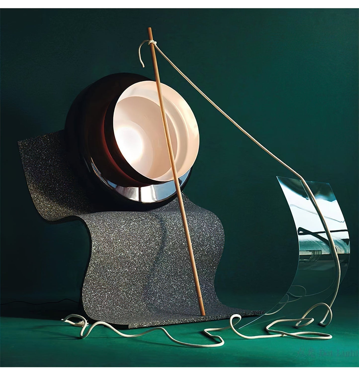 Suspension Bohemia - Lampe en Verre Soufflé avec LED Intégrée, Design Organique