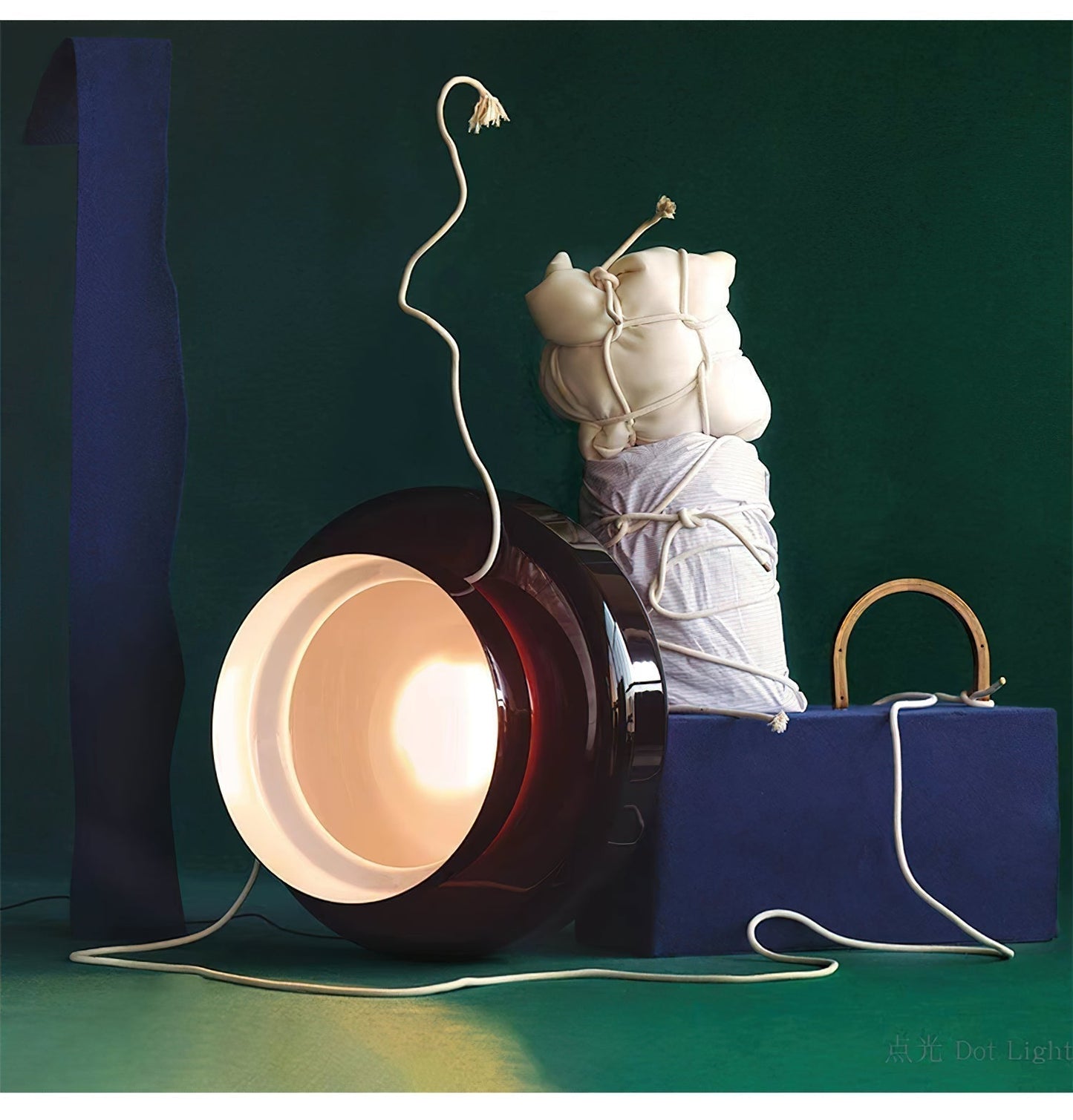 Suspension Bohemia - Lampe en Verre Soufflé avec LED Intégrée, Design Organique