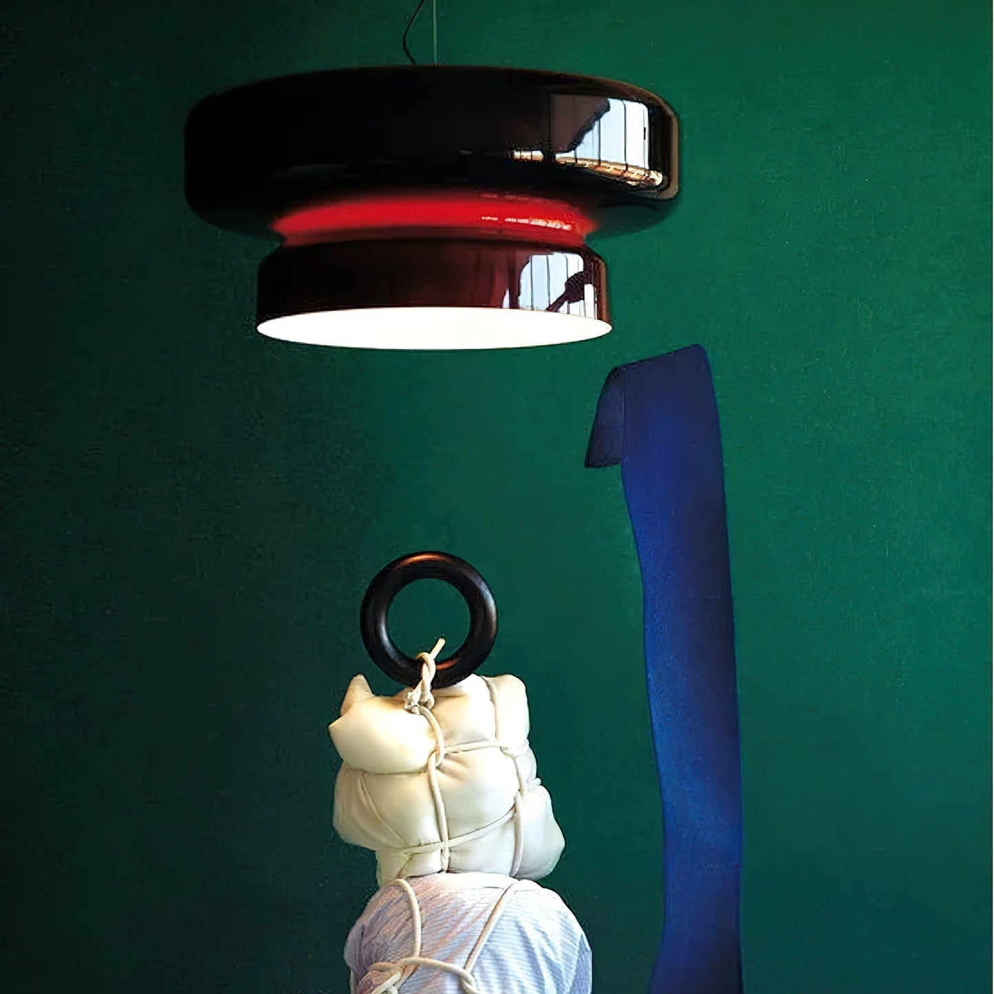 Suspension Bohemia - Lampe en Verre Soufflé avec LED Intégrée, Design Organique