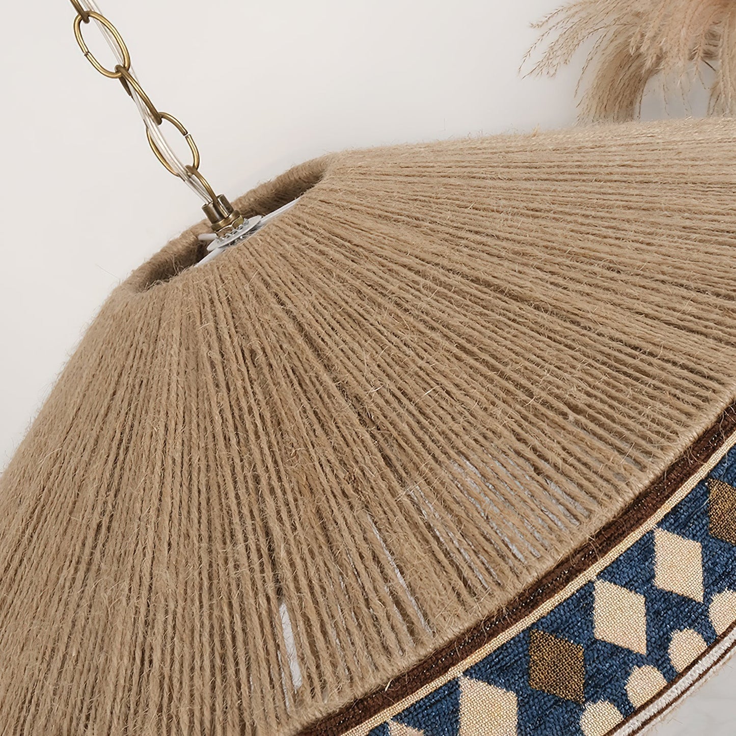 Suspension Bohemian Fringe - Lampe Pendante avec Franges et Design Tribal