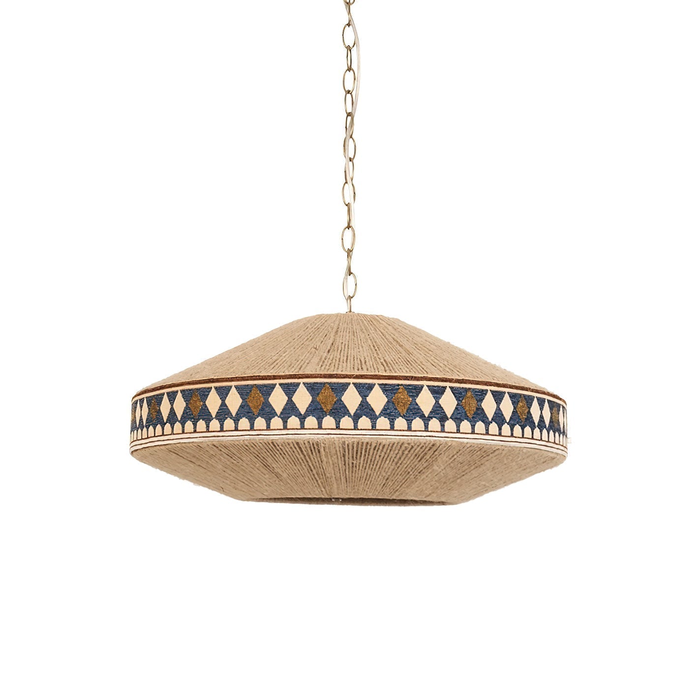 Suspension Bohemian Fringe - Lampe Pendante avec Franges et Design Tribal
