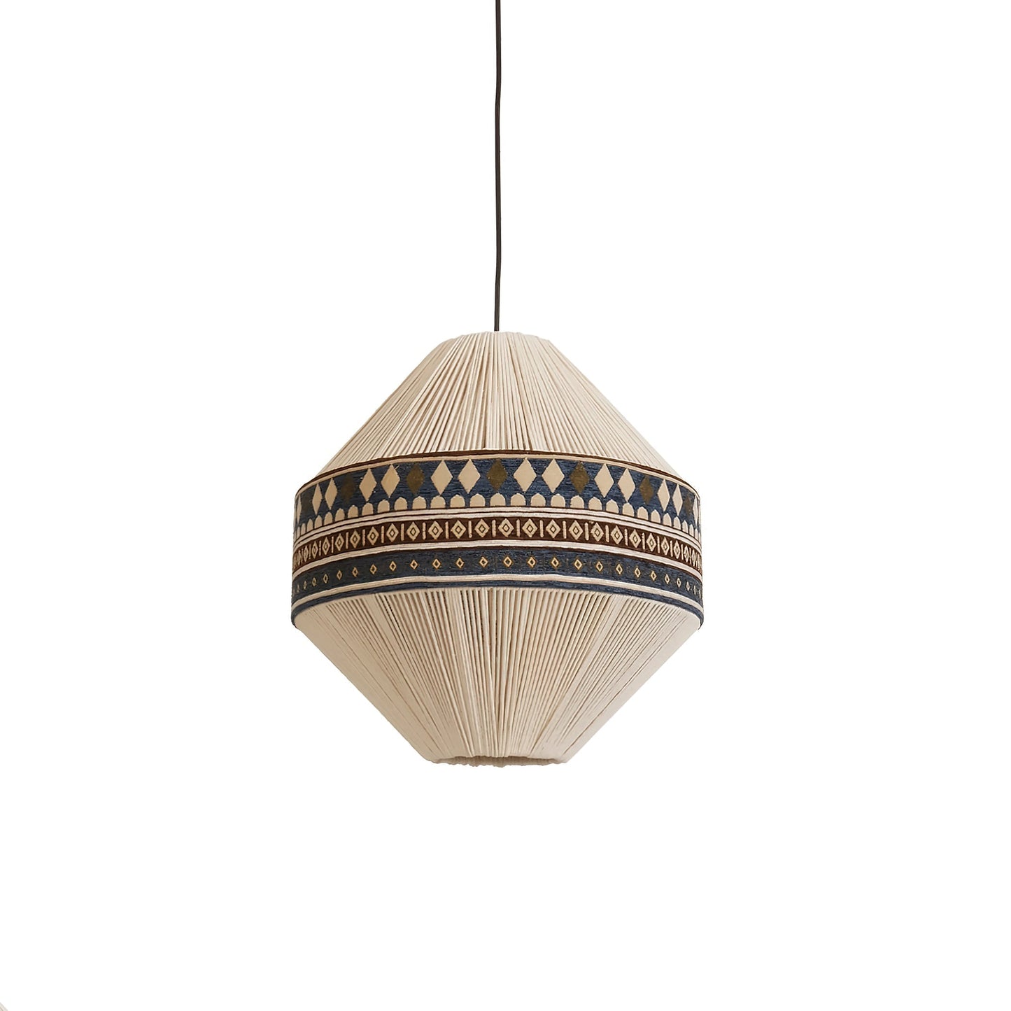 Suspension Bohemian Fringe - Lampe Pendante avec Franges et Design Tribal