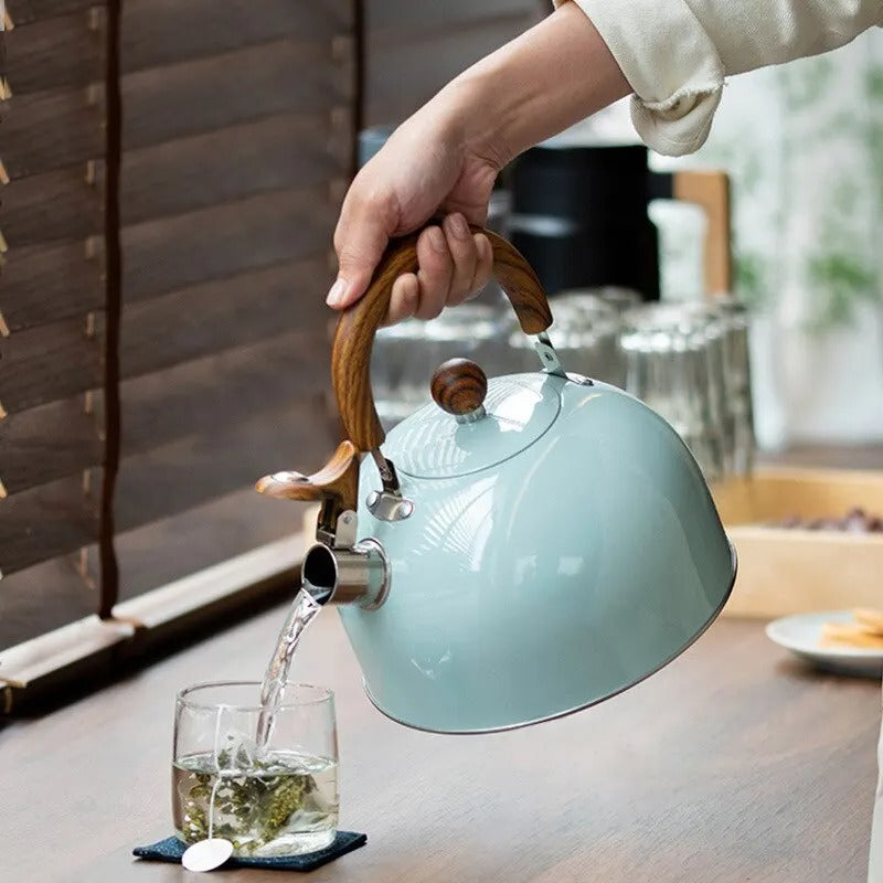 Bouilloire en Acier Inoxydable à Sifflet – Design Élégant et Capacité 2,5L/3L
