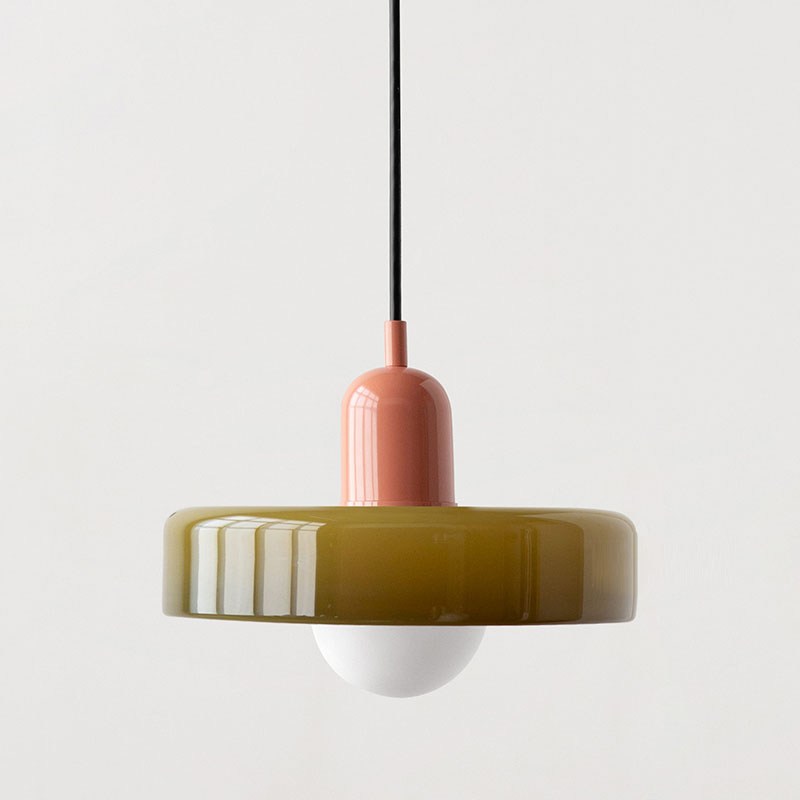 Suspension Bauhaus - Lampe Moderne en Verre, Design Élégant et Fonctionnel