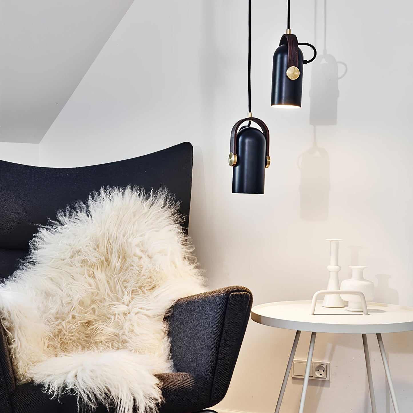 Suspension Industrielle Karronade - Lampe Design Marine en Métal et Fer pour Salon et Bureau