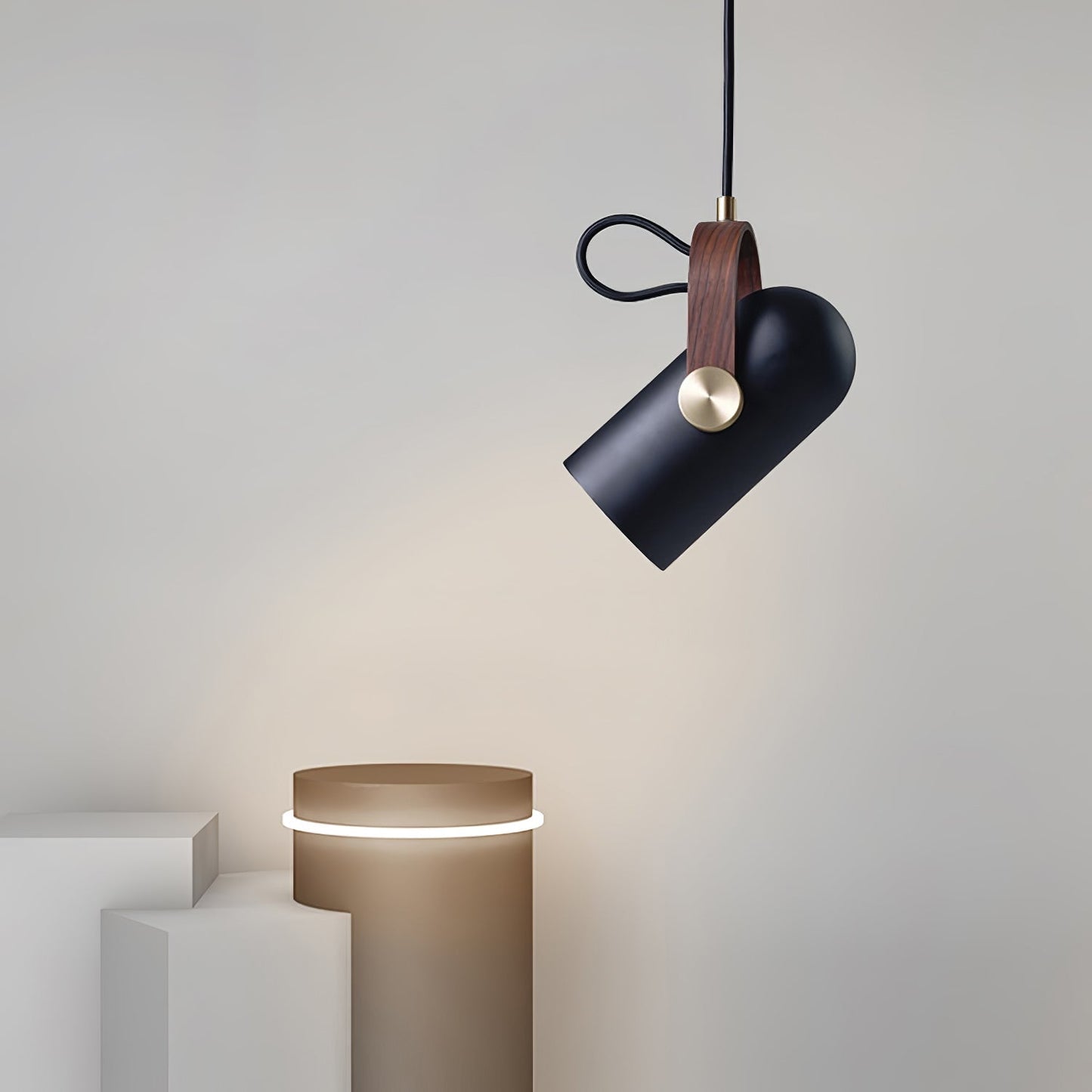 Suspension Industrielle Karronade - Lampe Design Marine en Métal et Fer pour Salon et Bureau
