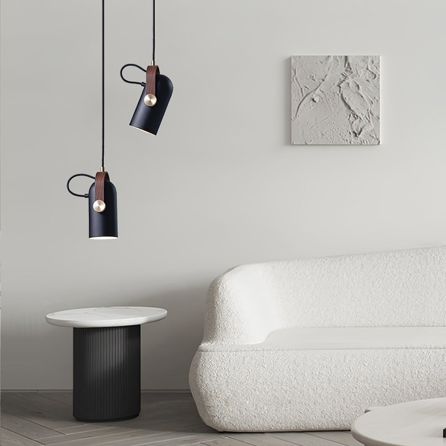 Suspension Industrielle Karronade - Lampe Design Marine en Métal et Fer pour Salon et Bureau