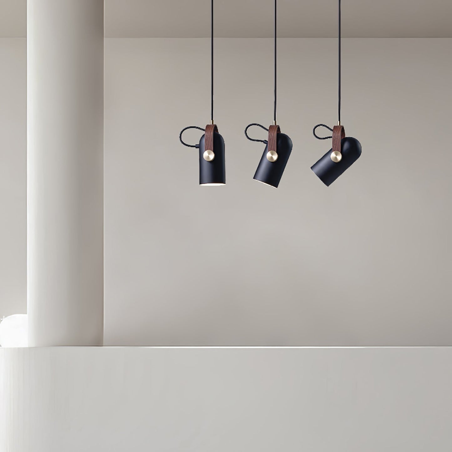 Suspension Industrielle Karronade - Lampe Design Marine en Métal et Fer pour Salon et Bureau