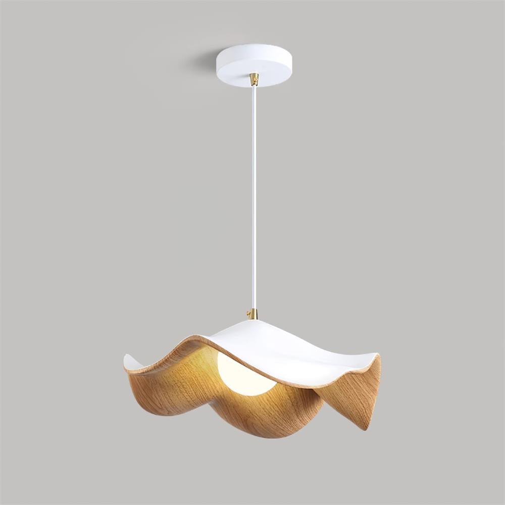 Suspension Casia Unique – Design Lotus avec Finition en Métal et Résine