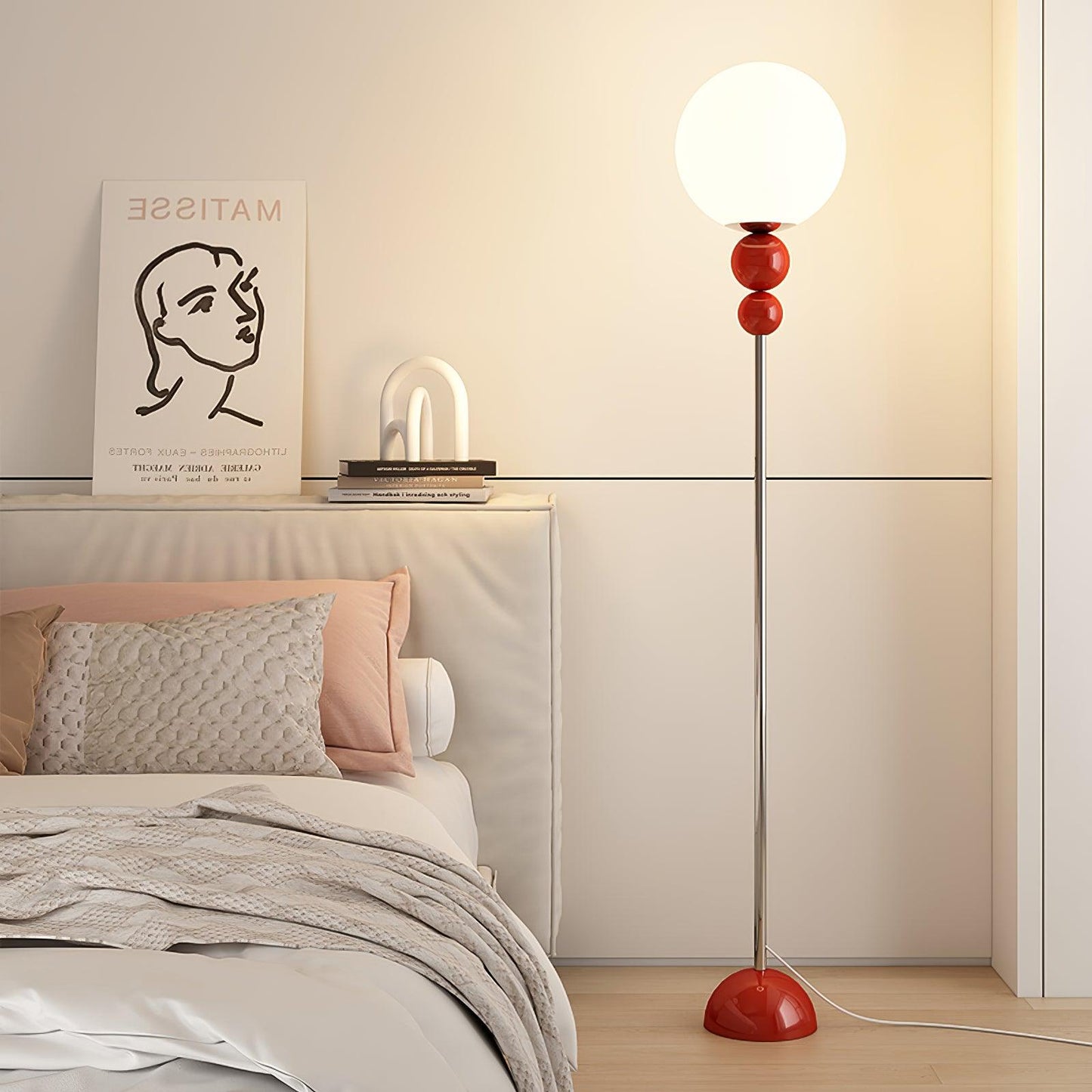 Lampe sur Pied Design Moderne en Métal et Verre - Éclairage Élégant pour Votre Intérieur