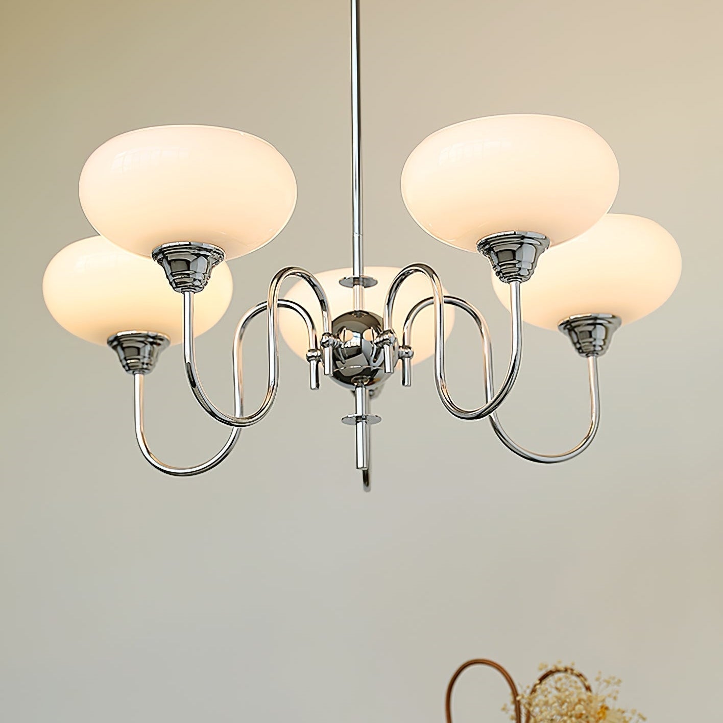 Chandelier Luxe en Verre et Métal – Élégance et Raffinement pour Votre Intérieur