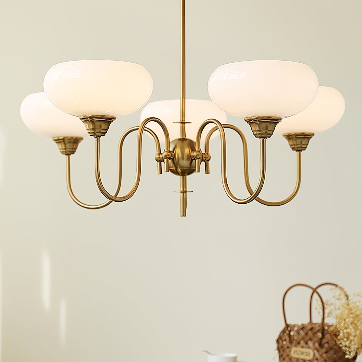Chandelier Luxe en Verre et Métal – Élégance et Raffinement pour Votre Intérieur