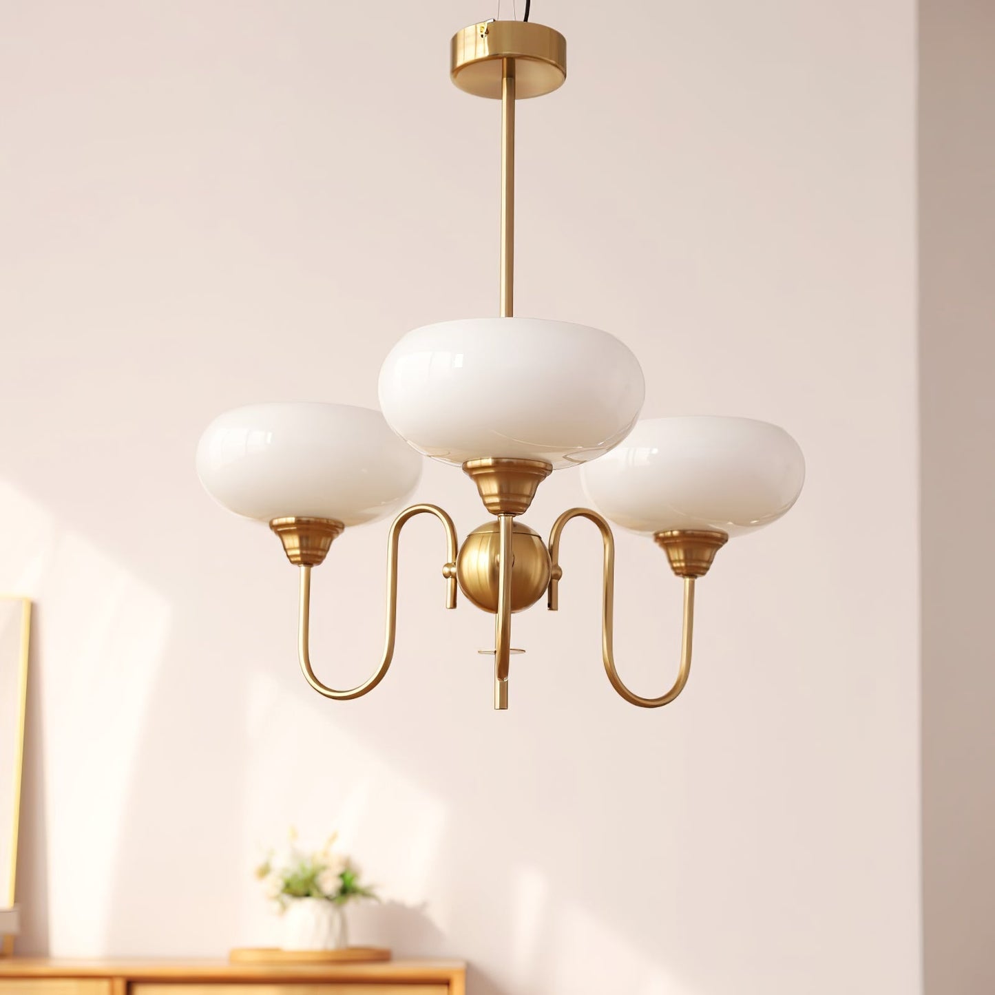 Chandelier Luxe en Verre et Métal – Élégance et Raffinement pour Votre Intérieur