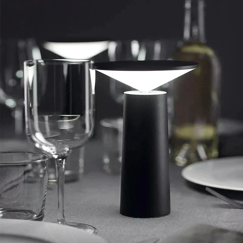 GlowBeam - Lampe de Table LED Moderne avec Tête Rotative