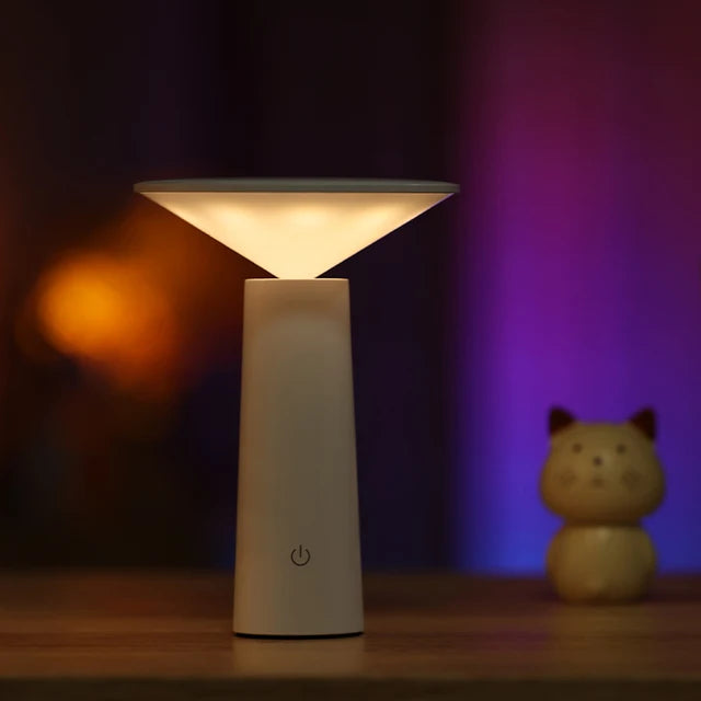 GlowBeam - Lampe de Table LED Moderne avec Tête Rotative